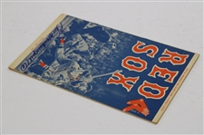 Ted Williams, Bill Monbouquette & Frank Malzone Signed 1959 Boston Red Sox Official Program JSA ALOA