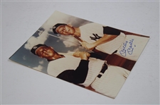 MLB HoFer Mickey Mantle Signed 8x10 Color Photo JSA ALOA
