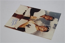 MLB HoFer Mickey Mantle Signed 8x10 Color Photo JSA ALOA