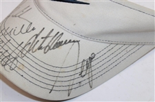 Mickelson, Weir, Goosen, Sergio & Appleby Multi Signed Nike Visor JSA ALOA