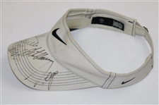 Mickelson, Weir, Goosen, Sergio & Appleby Multi Signed Nike Visor JSA ALOA