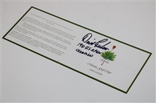 David Graham Signed Merion Golf Club Scorecard JSA ALOA