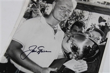 1959 Jack Nicklaus Signed Flint Open Golf Tournament Wire Photo July 6 JSA ALOA