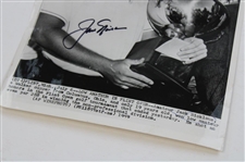 1959 Jack Nicklaus Signed Flint Open Golf Tournament Wire Photo July 6 JSA ALOA