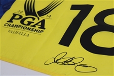 Rory McIlroy Signed 2014 PGA Championship at Valhalla Screen Flag JSA ALOA