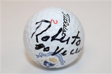 Roberto De Vicenzo Dual Signed 1967 Open Championship Display w/Signed Logo Golf Ball JSA ALOA
