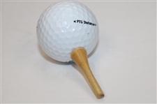Roberto De Vicenzo Dual Signed 1967 Open Championship Display w/Signed Logo Golf Ball JSA ALOA