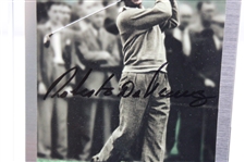 Roberto De Vicenzo Dual Signed 1967 Open Championship Display w/Signed Logo Golf Ball JSA ALOA