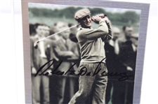 Roberto De Vicenzo Dual Signed 1967 Open Championship Display w/Signed Logo Golf Ball JSA ALOA