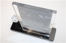 Roberto De Vicenzo Dual Signed 1967 Open Championship Display w/Signed Logo Golf Ball JSA ALOA