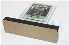 Roberto De Vicenzo Dual Signed 1967 Open Championship Display w/Signed Logo Golf Ball JSA ALOA