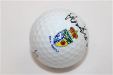 Peter Thomson Signed Titleist Royal Birkdale Logo Golf Ball - '54 (1st) Open Win Site JSA ALOA