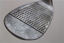 c.1920's Symons Golf Shop San Antonio Stainless Steel Iron Set by Texas HoFer Will Symons w/Stovepipe Golf Bag