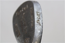 c.1920's Symons Golf Shop San Antonio Stainless Steel Iron Set by Texas HoFer Will Symons w/Stovepipe Golf Bag