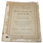 1930 'Bobby Jones on Golf' Book by Grantland Rice & a 1997 Revised Edition