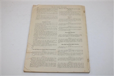 1930 'Bobby Jones on Golf' Book by Grantland Rice & a 1997 Revised Edition