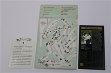 Ben Crenshaw Signed 1995 Masters SERIES Badge, Spec Guide & GSV Golf Card JSA ALOA