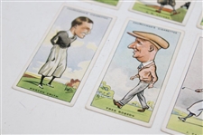 Eleven (11) Assorted Churchman's Prominent Golfers Cigarette Golf Cards Inc. Horton, Ray & others