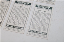 Eleven (11) Assorted Churchman's Prominent Golfers Cigarette Golf Cards Inc. Horton, Ray & others