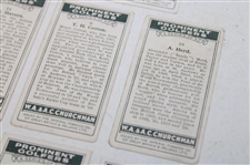 Eleven (11) Assorted Churchman's Prominent Golfers Cigarette Golf Cards Inc. Horton, Ray & others