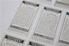Eleven (11) Assorted Churchman's Prominent Golfers Cigarette Golf Cards Inc. Horton, Ray & others