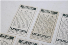 Eleven (11) Assorted Churchman's Prominent Golfers Cigarette Golf Cards Inc. Horton, Ray & others