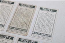 Eleven (11) Assorted Churchman's Prominent Golfers Cigarette Golf Cards Inc. Horton, Ray & others