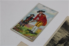 Five (5) Assorted Tobacco Golf Cards - World of Sport, De Reszke, Morris & Sons, & Nicolas Sarony