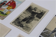 Five (5) Assorted Tobacco Golf Cards - World of Sport, De Reszke, Morris & Sons, & Nicolas Sarony