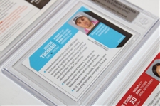 Justin Thomas, Danielle Kang & Jin Young Ko Beckett Graded SI For Kids Golf Cards