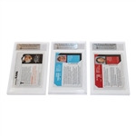 Justin Thomas, Danielle Kang & Jin Young Ko Beckett Graded SI For Kids Golf Cards