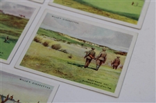 Five (5) Will's Cigarettes Ltd Ed Golf Cards - Hoylake, Westward Ho, Troon, Portrush & Sandwich