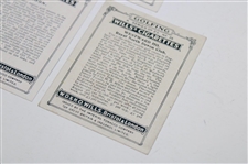 Five (5) Will's Cigarettes Ltd Ed Golf Cards - Hoylake, Westward Ho, Troon, Portrush & Sandwich