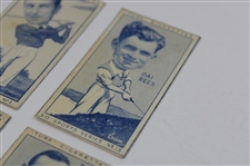 Six (6) TURF Cigarettes Sports Series Golf Cards - Cotton/Adams/Rees/Padgham/Burton/King