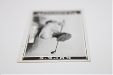 1923 Cope Brothers & Co. Ltd Golf Strokes #28 J.H. Taylor (Grip at top of swing) Card