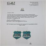 1967 The Ryder Cup at Champions GC Saturday Rd Tickets #3562 & #3563 - Hogan Captain