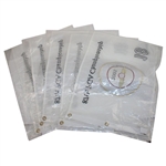 Five (5) 2005 PGA Championship at Baltusrol White Embroidered Flags