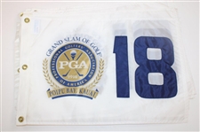 Fourteen (14) PGA Grand Slam of Golf White Screen Flags - Poipu Bay & Kauai Lagoon