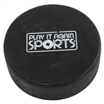 Wayne Gretzky Signed Play It Again Logo Hockey Puck JSA ALOA