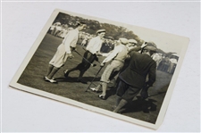 Walter Hagen 1924 USA vs Britain International Golf Match at Oxhey Wire Photo