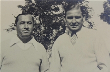 Walter Hagen & Joe Kirkwood Black & White Photo