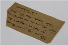 Joe Kirkwood Signed Quote JSA ALOA