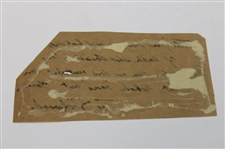 Joe Kirkwood Signed Quote JSA ALOA