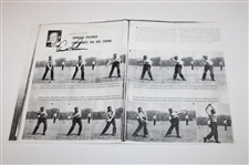 Arnold Palmer Signed Swing Sequence Copy Photo JSA ALOA