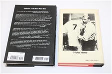 Mickey Mantle Signed Book with other Mantle Book JSA ALOA