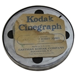 1929 Bobby Jones Kodak Cinegraph 16mm Slow Motion Analasys Golf Film in Original Tin Case
