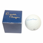 President Ronald Reagan Presidential Seal & Signature Spalding Logo Golf Ball in Original Box