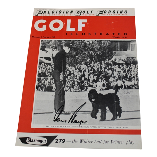 Gary Player Signed Golf Illustrated - February Cover Only JSA ALOA