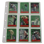 Complete Signed Full Set of 1982 Donruss PGA Tour Pro Set Cards - Nicklaus Rookie JSA ALOA