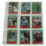 Complete Signed Full Set of 1982 Donruss PGA Tour Pro Set Cards - Nicklaus Rookie JSA ALOA